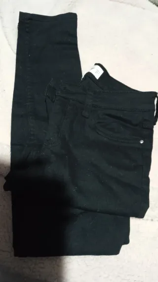 Pantalones skinny negros Mango Talla 34