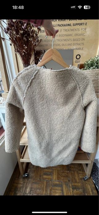 Gabardina reversible cuero