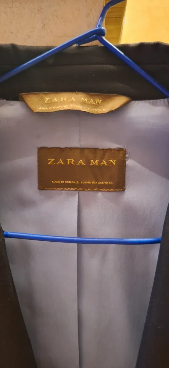 Chaqueta Zara Man Azul