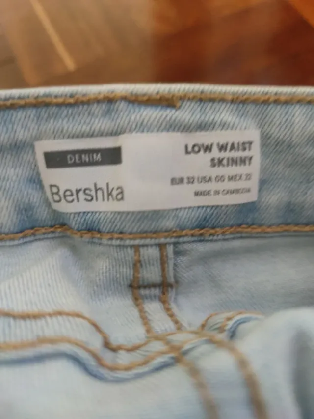 Pantalones vaqueros Skinny tiro bajo