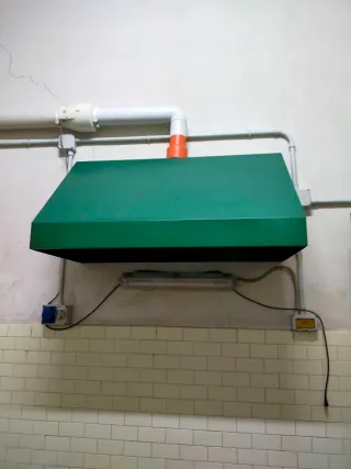 Cappa aspirazione industriale verde