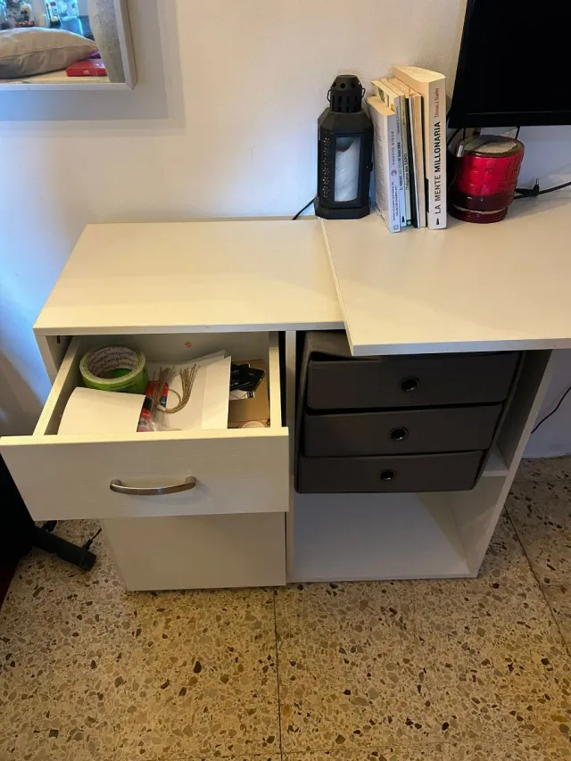 ESCRITORIO HOMCOM BLANCO