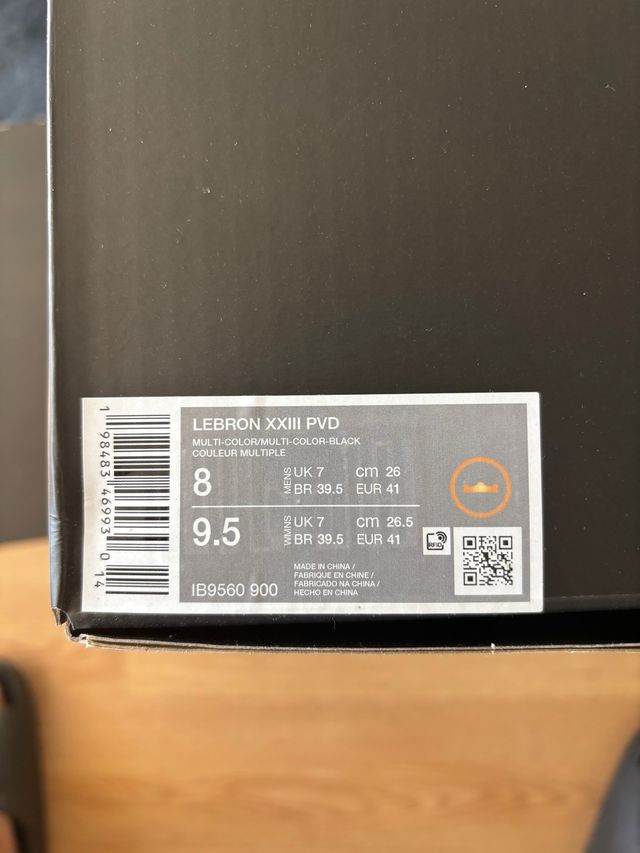 Nike LeBron 23 40K Gold Talla 41