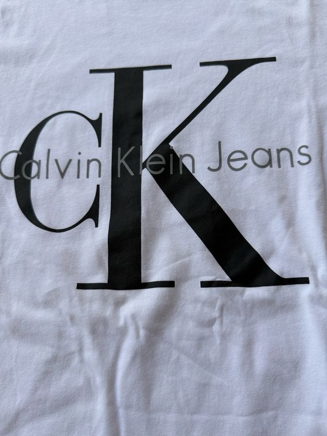 Camiseta Calvin Klein Jeans Blanca Talla S
