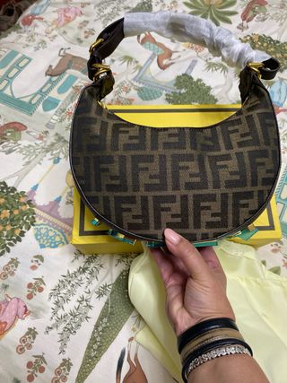 Borsa Fendi Baguette Vintage Beige