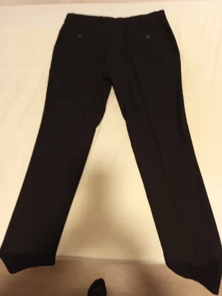 Traje negro hombre talla 52