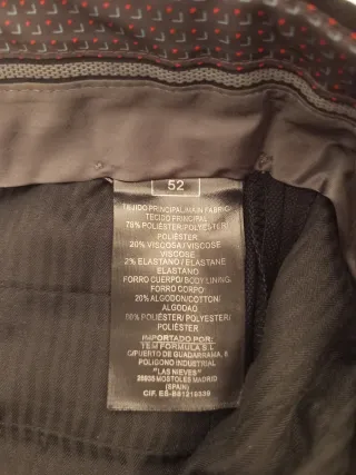 Traje negro hombre talla 52