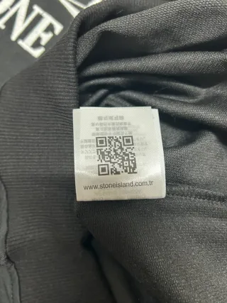 Felpa Stone Island Nera Uomo