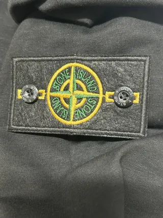 Felpa Stone Island Nera Uomo