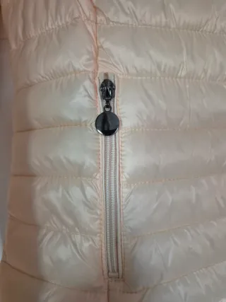 Cazadora acolchada mujer rosa