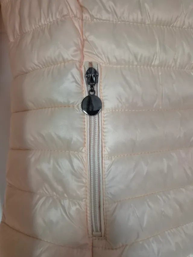 Cazadora acolchada mujer rosa