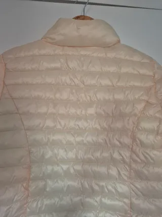 Cazadora acolchada mujer rosa