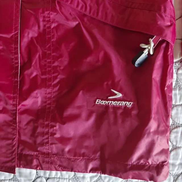 Chubasquero Boomerang Rojo Mujer