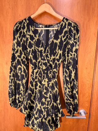 Mono corto estampado animal