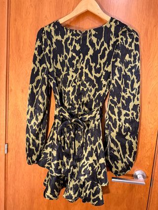 Mono corto estampado animal