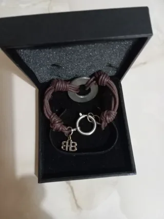 Pulsera BOSS Cuero Marrón y Plata