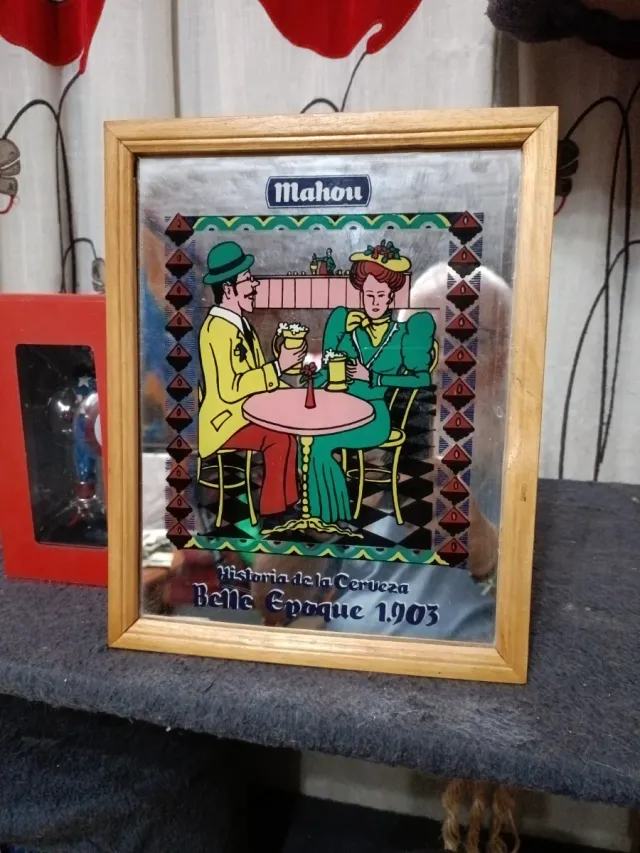 Mahou Quadro Storia della Birra Belle Epoque