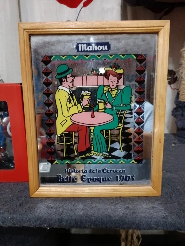 Mahou Quadro Storia della Birra Belle Epoque