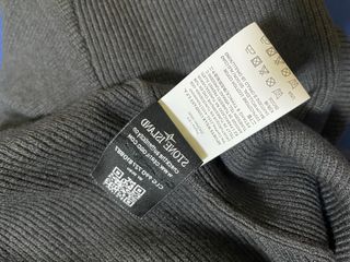 Jersey Stone Island Gris Media Cremallera