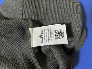 Jersey Stone Island Gris Media Cremallera