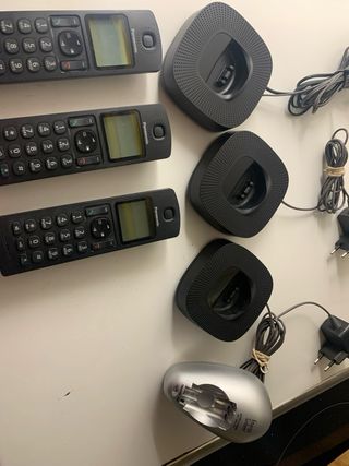 Teléfonos Inalámbricos Panasonic (Pack 3)