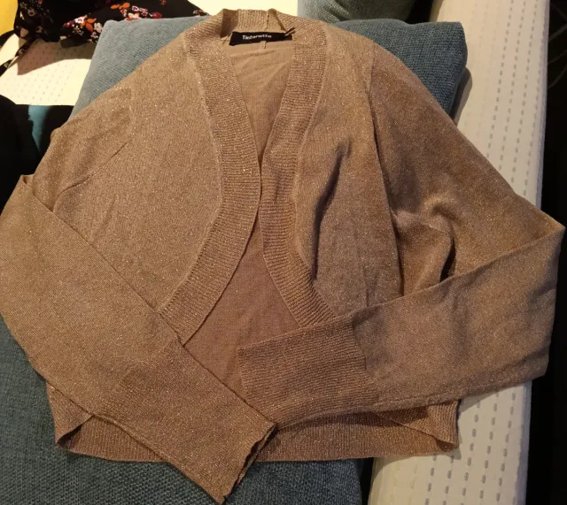 Bolero TINTORRETTO dorado talla S.