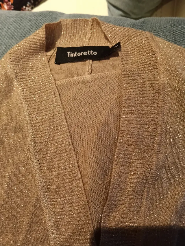 Bolero TINTORRETTO dorado talla S.