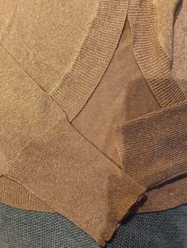 Bolero TINTORRETTO dorado talla S.