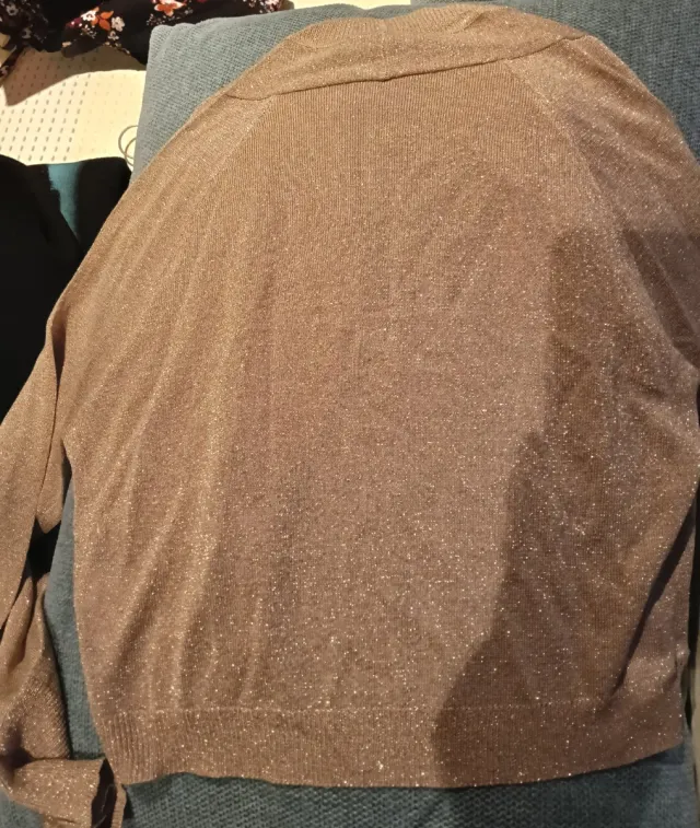 Bolero TINTORRETTO dorado talla S.