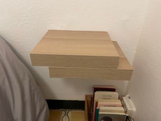 Pack de dos baldas efecto roble Ikea Lack