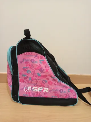 Bolsa para patines SFR graffiti rosa