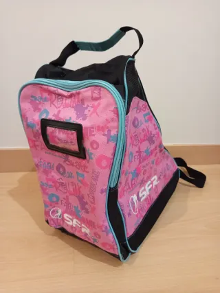 Bolsa para patines SFR graffiti rosa