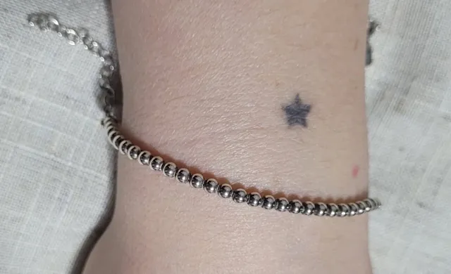 Pulsera San Saru Bolas Plata