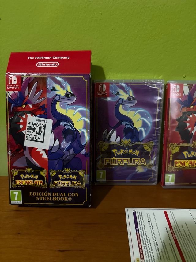 Pokemon Edición Dual Steelbook Nintendo Switch