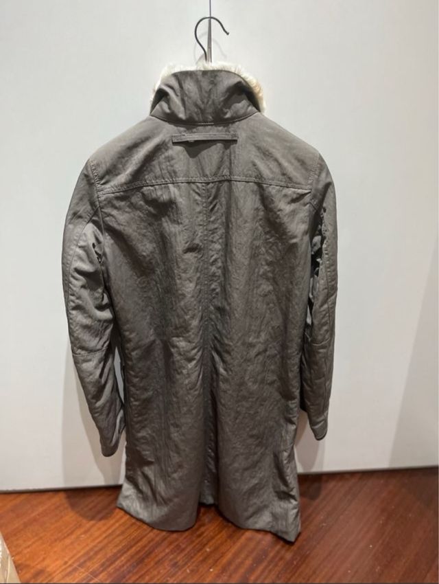 Abrigo Prada Gabardina Beige/Marrón