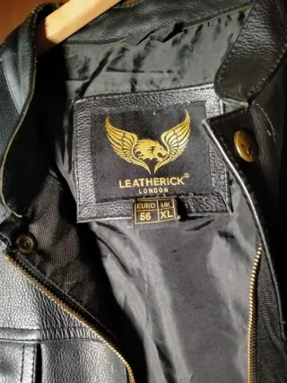 Chaleco de cuero LEATHERICK negro