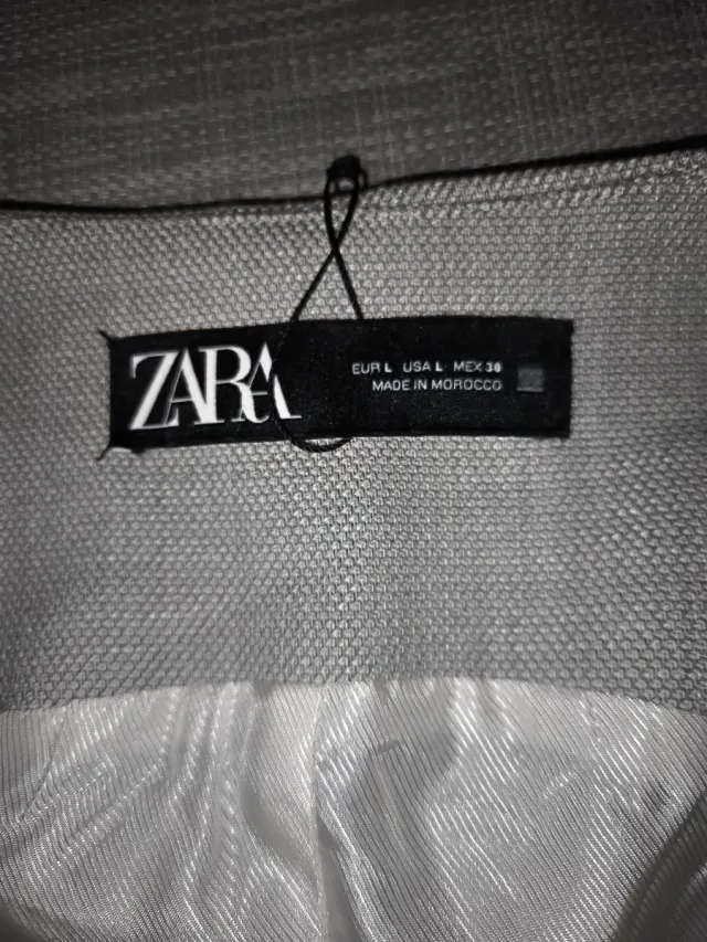 Chaleco Zara Beige Talla M