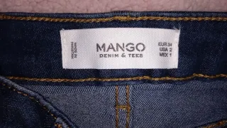 Pantalón vaquero Mango mujer Talla 34