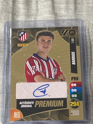 Barrios Autógrafo Original Panini Premium