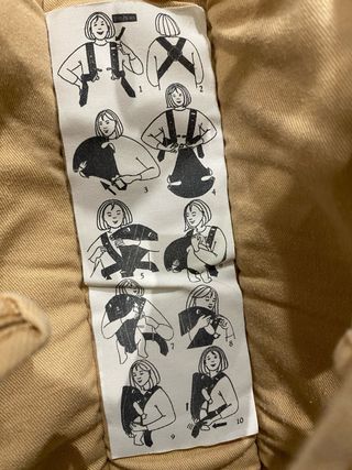 Mochila Portabebés BabyBjörn Beige