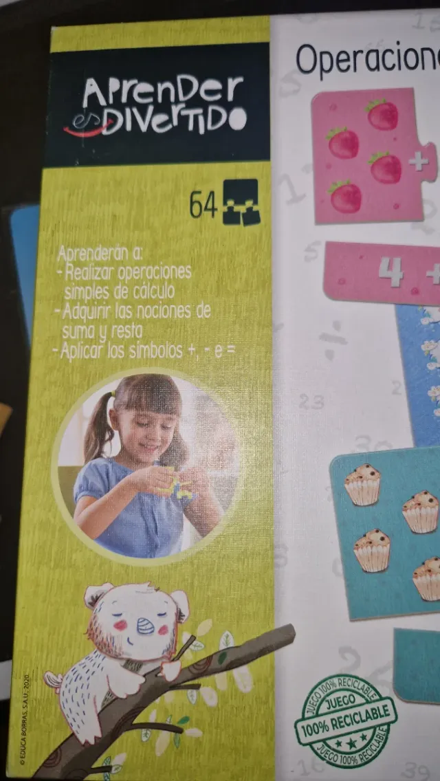 Juego educativo matemáticas sumas y restas