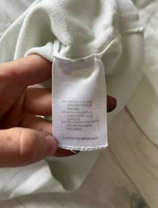 Maglietta bianca girocollo