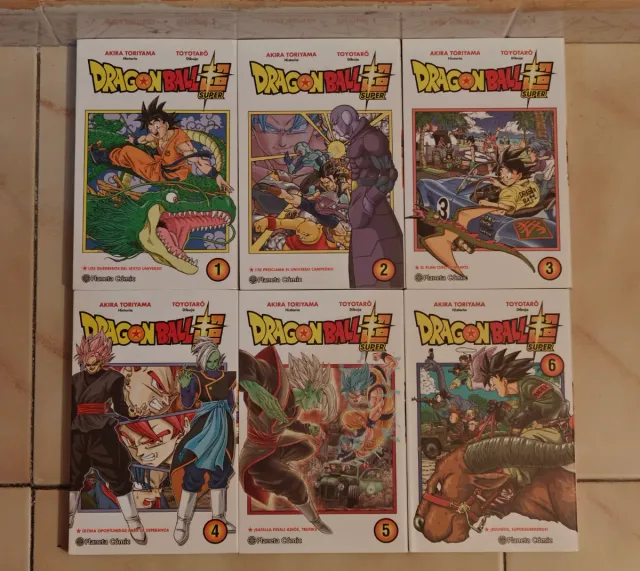 Lote Dragon Ball Super 1-6