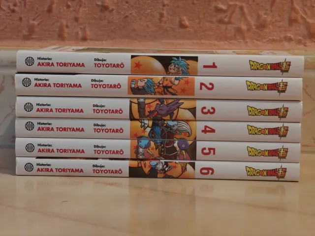 Lote Dragon Ball Super 1-6