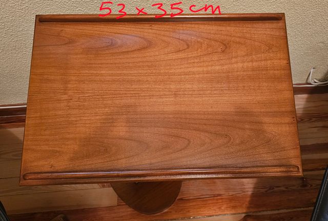 Mesa atril madera nogal 53x35cm