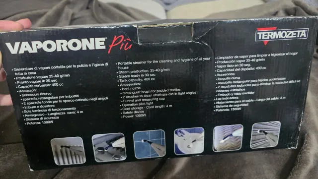 Vaporone Più Termozeta Limpiador a Vapor