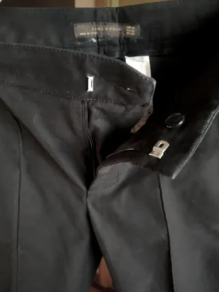 Pantalón Zara Mujer Negro