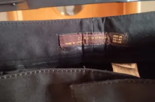 Pantalón Zara Mujer Negro