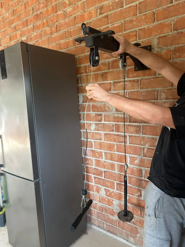 MAQUINA ESPALDA + TRICEPS HIERRO PERSONALIZADA