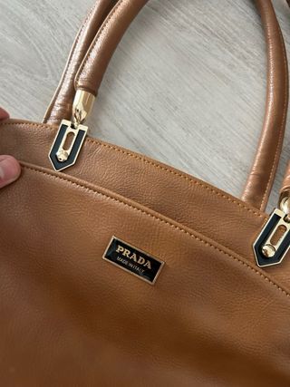 Bolso Prada Marrón Piel